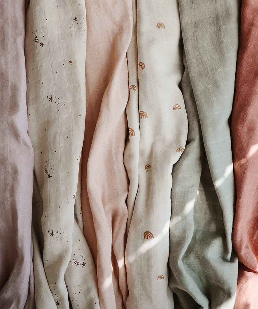 Mushie Organic Muslin Swaddle Singapore