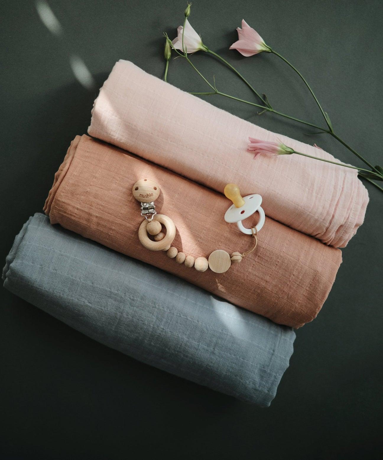 Mushie Organic Muslin Swaddle Singapore