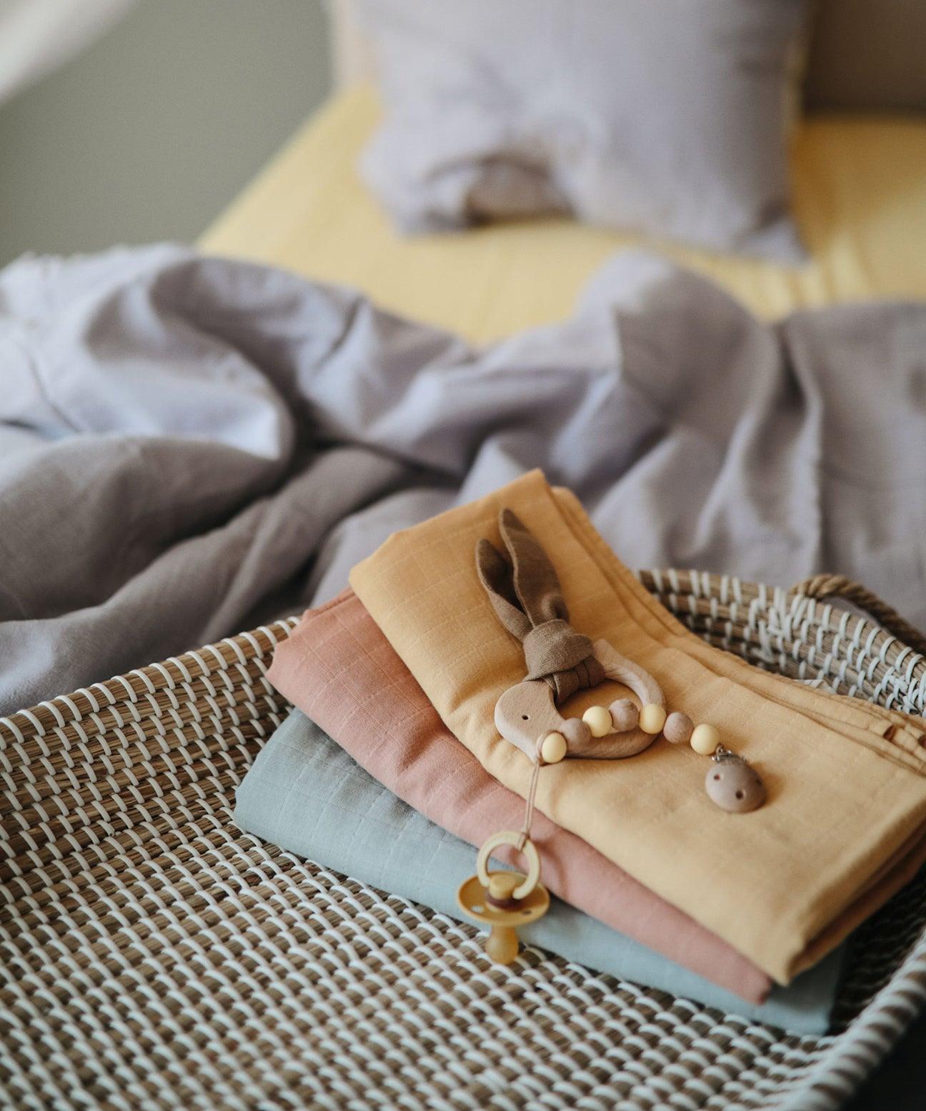 Mushie Organic Muslin Swaddle Singapore