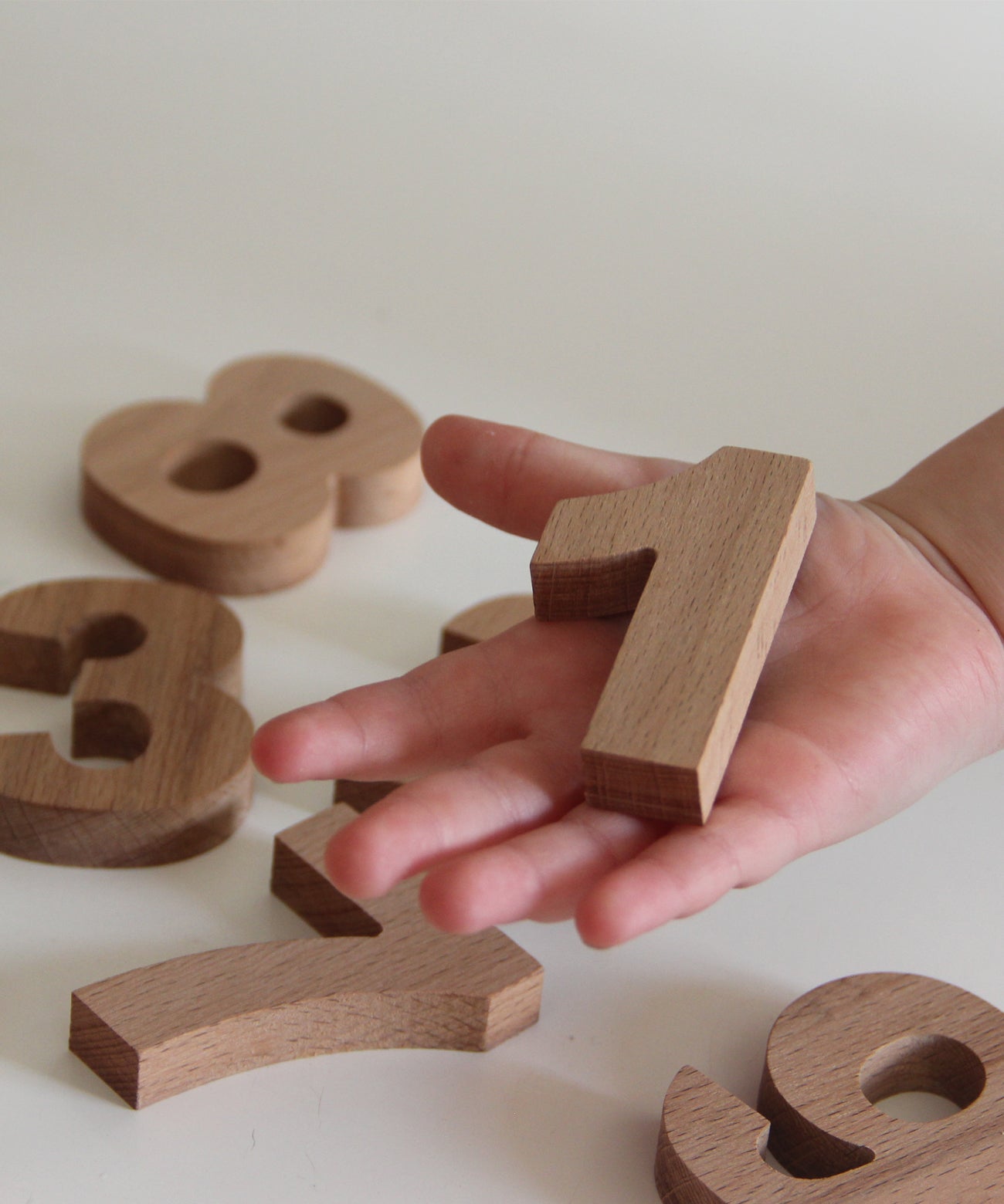 Wooden Numbers • Set of 10