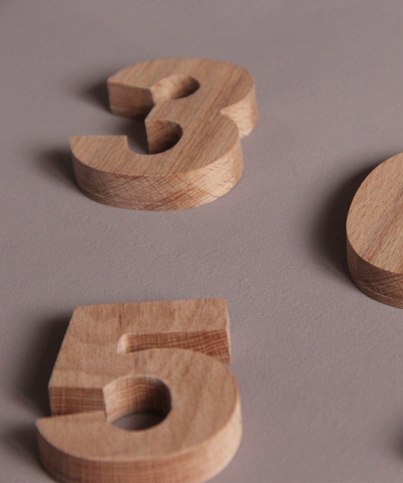 Wooden Numbers • Set of 10