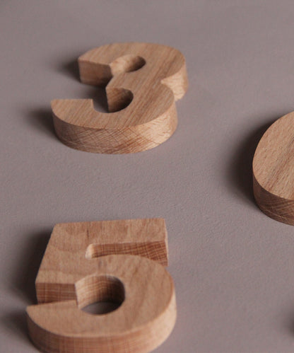Wooden Numbers • Set of 10